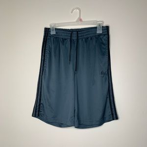 3/$25 ADIDAS Blue & Black Men’s Athletic Shorts
